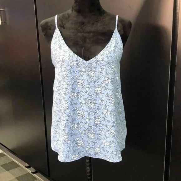 LOFT V-neck & Back,spaghetti strap, camisole/Tank,lightweight, floral,summer - Picture 1 of 9